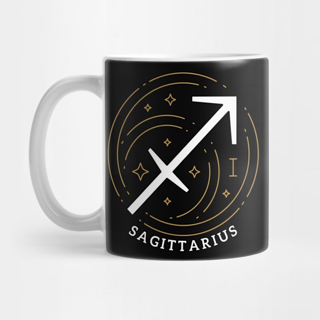 Sagittarius Zodiac Star Sign Birthday Gift T-Shirt by JaeSlaysDragons